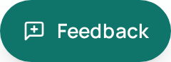 The floating Feedback button pinned to the bottom-right corner of a Cheaploy page